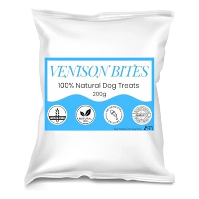 Image of Premium Natural Dog Treat (200g, Venison Bites)