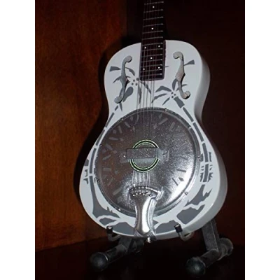 Image of Mini Resonator Guitar for Dire Strits Mark Button Display Gift