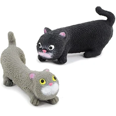 Image of Keycraft Stretchy Cat 9cm (3 colours, 1 colour sent at random)