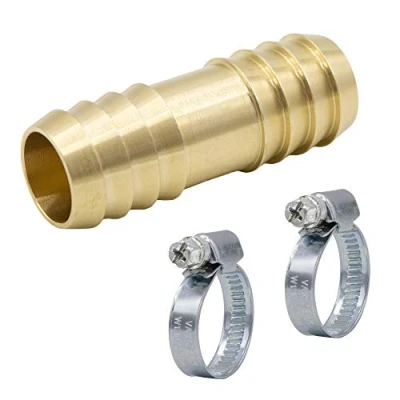 Image of VARIOSAN 13583 Brass Connector for Drain Hoses with Hose Clips