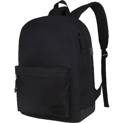 Image of SUPACOOL Lightweight Casual Laptop backpack for Men and Women, classic College Travel Work, Schulrucksack für Jungen, Mädchen und Teenager(black)