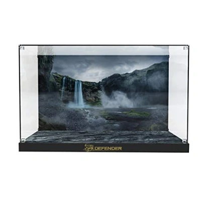 Image of TopBrixx Display Case for Lego Land Rover Defender 42110, 3MM Acrylic Box 42110 (No Model Set Included)