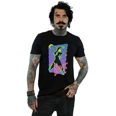 Image of David Bowie Serious Moonlight men&#039;s in Black