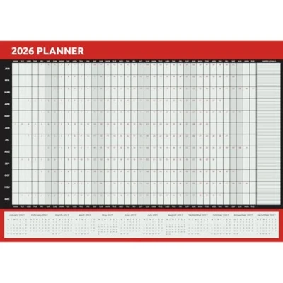 Image of Wall Planner 2024 A3 Year Calendar Size (42 X 29.7cm) Academic Home Office Planning