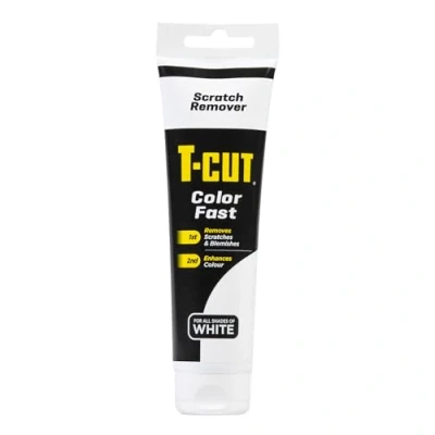 Image of T Cut Colour Fast White Car Wax Polish Scratch Remover Enhancer 150g
