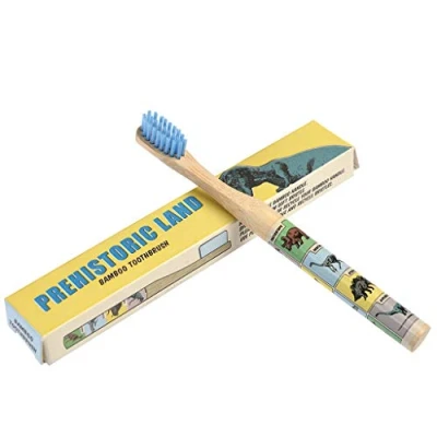 Image of Dinosaur Eco Friendly Bamboo Toothbrush