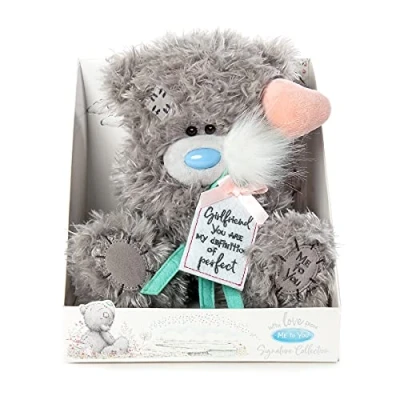 Image of Me to You Signature Collection Girlfriend Tatty Teddy,Blue,grey,silver