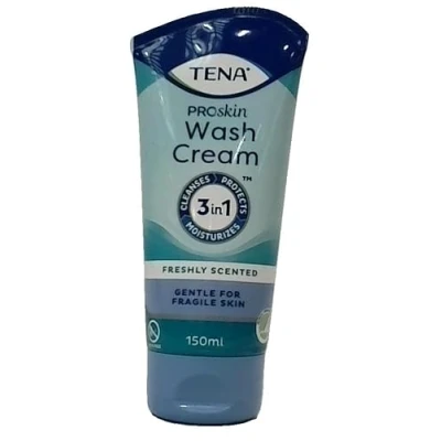 Image of TENA proskin Wash Cream 3 in 1 Protection 150ml Pack of