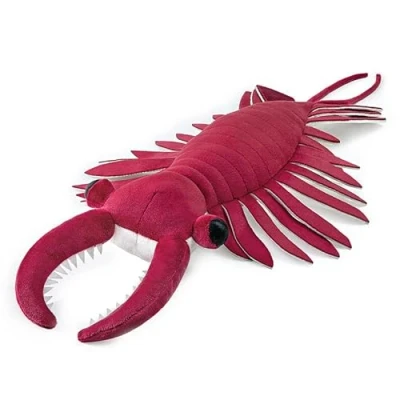 Image of PuffPurrs Realistic Cambrian Ancient Organism Anomalocaris Plush Toy Simulation 21&quot; Lifelike Sea Creature Stuffed Animals Model Plushie, Unique Gift for Kids