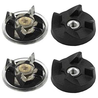Image of MMOBIEL 2 Pair Base Gear and Blade Clutch Replacement Parts for Magic Bullet Blender MB1001 250W