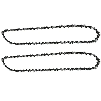 Image of SPARES2GO 14&quot; Chainsaw Chains Compatible with Makita EA3200SE UC4051A XCU03 XCU09 (52 Links, 3/8″ LP, 0.43&quot;, 1.1mm, Pack of 2)