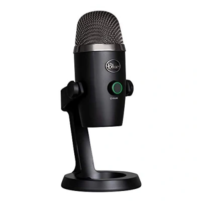 Image of Blue Yeti Nano Premium USB Mic for Recording, Streaming, Gaming, Podcasting on PC and Mac, Condenser Microphone with VO!CE Effects, Cardioid Omni, No Latency Monitoring Black
