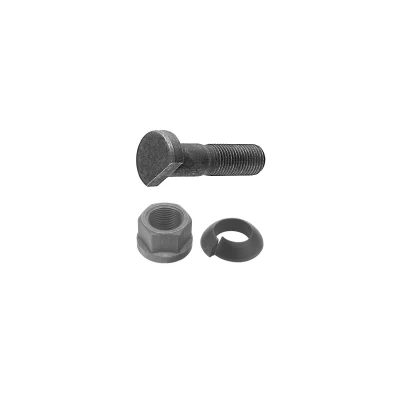 Image of 3094010271, 3094010271S1, A3094010271, A3094010271S1 Wheel Stud FEBI BILSTEIN 06270 M14 x 1,5 57,5mm 10.9 with retaining ring, nut Phosphatized