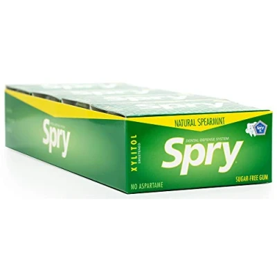 Image of Xlear Spry Natural Xylitol Chewing Gum Box Spearmint 20 Pack(s)