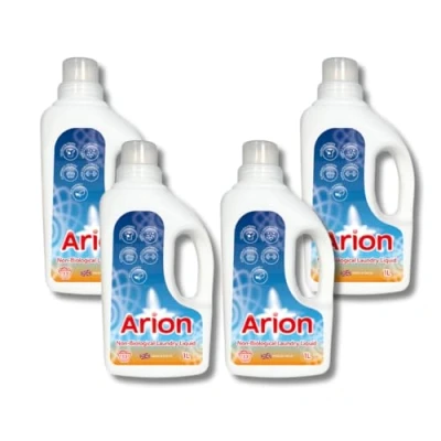 Image of Arion Non Bio Liquid Laundry Detergent 4x1L 132 Washes