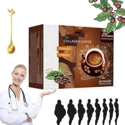 Image of Coffee Collagen from Japan, Nugen Coffee, Collagen, Creamer for (1box)