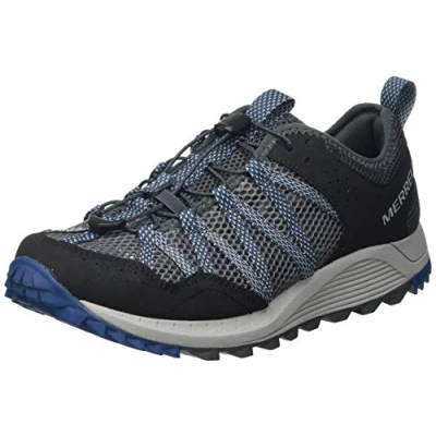 Image of Merrell Men&#039;s Wildwood AEROSPORT Walking Shoe, Rock, 12 UK
