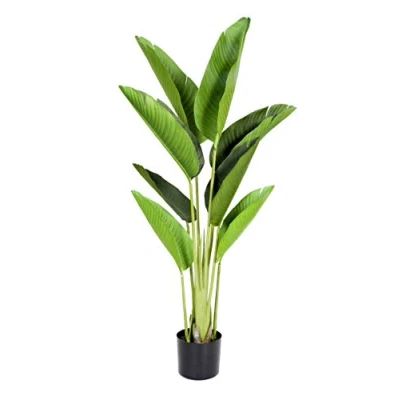 Image of GreenBrokers Artificial Real Touch Tree in Pot, 120cm Bird of Paradise