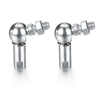 Image of Atoplee 2 Pcs CS13 L Shape Ball Joint Rod End Bearing Threaded (M8 x 1.25)