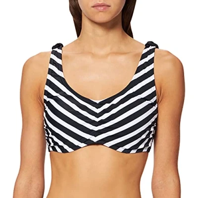Image of FIREFLY Muriel Bikini Top AOP/Black/White 42E