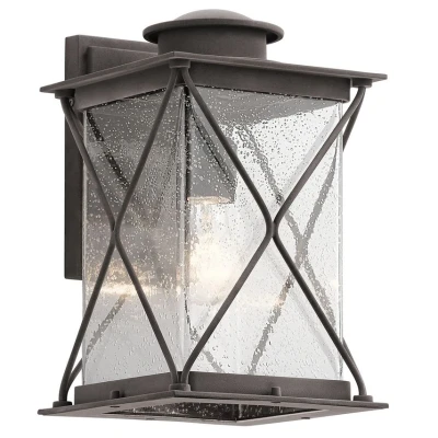 Image of Argyle 1 Light Medium Outdoor Wall Lantern Zinc IP44, E27