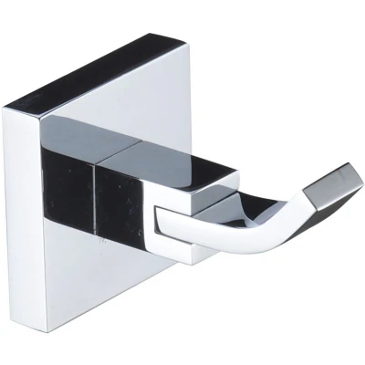 Image of Sq Hook c Square Brass Chrome Plated Bristan