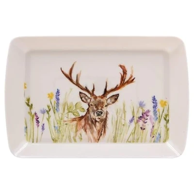 Image of Lesser &amp; Pavey British Designed Serving Tray Dinner For Multiple Uses Around The Home Trays Food Or Drinks Stag Small Jennifer Rose Gallery