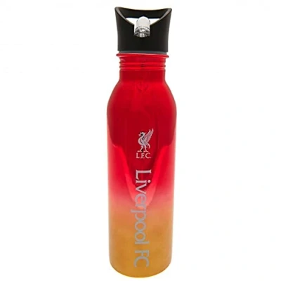 Image of Liverpool F.C. 700ml Stainless Steel UV coated Sports Bottle, Red/Gold