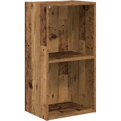 Image of vidaXL Bookcase Old Wood 40x30x77 cm Engineered