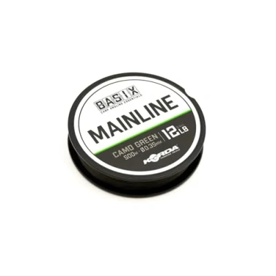 Image of Korda Basix Camo Green Main Line 1000m Spools: 12lb