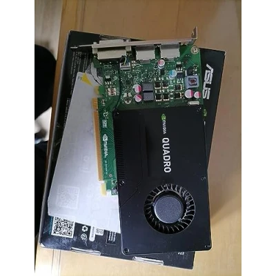 Image of Nvidia Quadro K2200 4GB GDDR5, Single Slot, 68W, DisplayPort 1.2, DVI I Dual Link, 640 CUDA Cores, Standard Height Profile PCIe Express Graphics Card OEM Kit (Renewed)