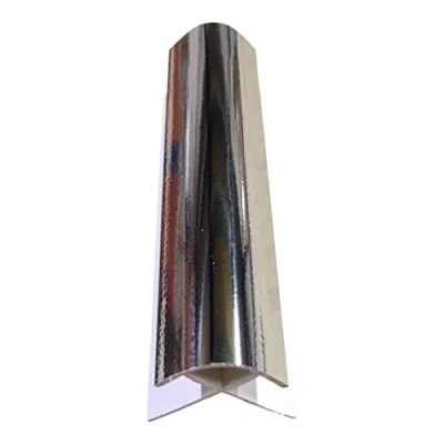 Image of DBS Silver 10mm External Corner Shower Wall Trim 2.4m Panels Bathroom Cladding