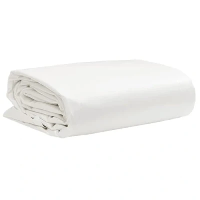 Image of vidaXL Tarpaulin White 5x5 m 650 g/m²