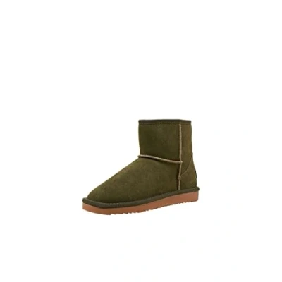 Image of ESPRIT Women&#039;s Cuddly Ladies Ankle Boot, 350 Khaki Green, 7.5 UK