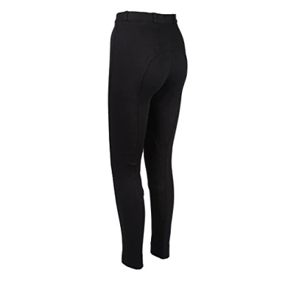 Image of William Hunter Women&#039;s Women s Cozi Plain Jodhpurs Black 32 Inch Size UK 14, Black, 14