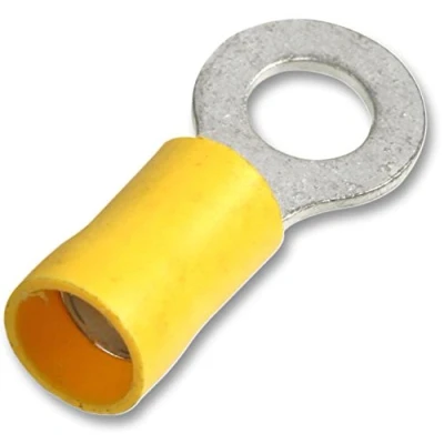 Image of Pro Power ST5 6.0 Ring Crimp Terminal, Yellow, mm, 48A, Pack of 100