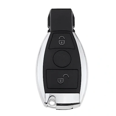 Image of VGOL 2 Button Remote Key Shell Replacement Compatible with Mercedes Benz A Class (W169) B (W245) C/CL/CLK Car Fob Case Plastic