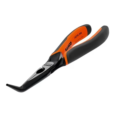 Image of Bahco 2427G ERGO Bent Snipe Nose Pliers 160mm (6.1/4in) BAH2427G160