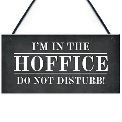 Image of RED OCEAN Funny Office Sign Hanging Door Do Not Disturb Plaque Business Home Decor