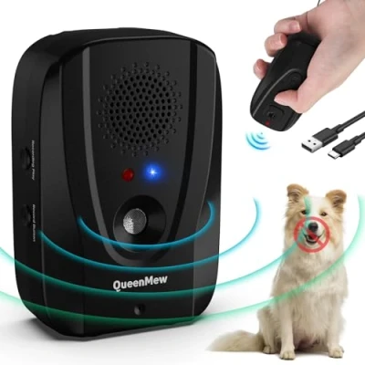 Image of Bubbacare Anti Barking Device with Remote, 2 in 1 bark Control Device, Auto &amp; 200M Range Remote Training, Recording, Alarm, Ultrasonic Dog Deterrent for Outdoor Indoor