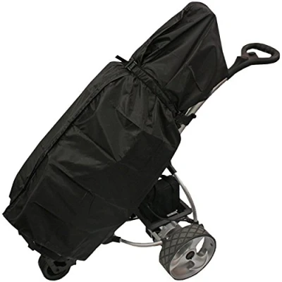 Image of Clubbers Black Universal Waterproof Golf Trolley Rain Cover Cart Accessories