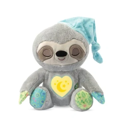 Image of Vtech My Sleepy Sloth Newborn Baby Cuddly Toy with Lights, Music, Songs &amp; Melodies Soothing Sleep Aid Suitable for Ages 0 Months +, English Version