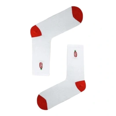 Image of Hot Chilli Sauce Socks/Novelty Socks/Sports Socks/Gifts Socks/Funny Socks/Funky Socks/Unisex Socks