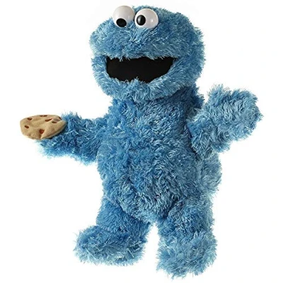 Image of Living Puppets S703 Cookie Monster Sesame Street Hand Puppet Blue