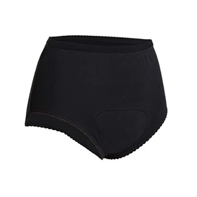 Image of P&amp;S Healthcare 2X Large Black Ladies Full Incontinence Brief