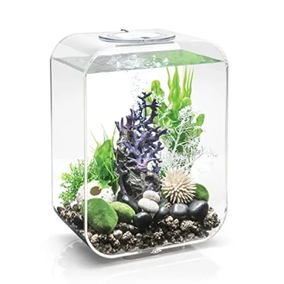 Image of biOrb 72047 LIFE 15 LED, transparent, L tank volume aquarium set with filter system, LED lighting, ceramic substrate made of robust acrylic glass