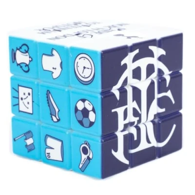 Image of Tottenham Hotspur Rubiks Cube Toy White/Navy, 8 x 12 16 cm
