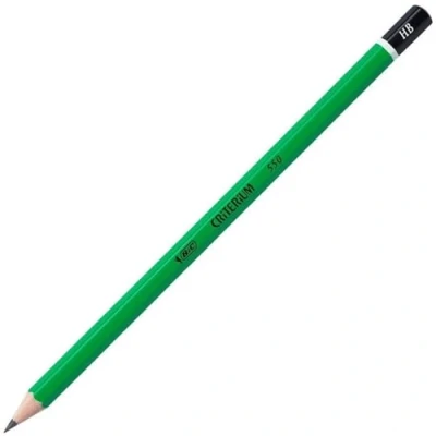 Image of BIC Criterium 550 HB Hexagonal Pencils (Box of 12), Green