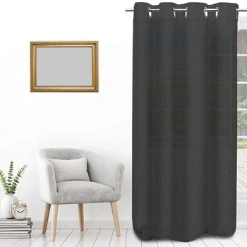 Image of Soleil D&#039;Ocre BOHEME &#039;s Sheer curtains in Grey