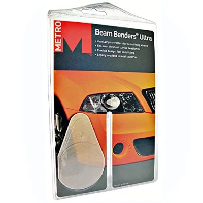 Image of Sakura Car Headlight Beam Converters Benders Deflectors HG 129 00 For Safe Euro Driving Stay EU Legal